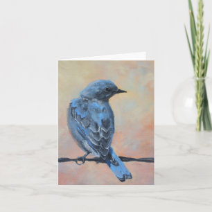 Tarjeta Montaña Bluebird Bella Artes en todas las ocasione