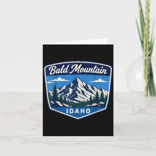 Tarjeta Montaña calva idaho montaña senderismo al aire lib