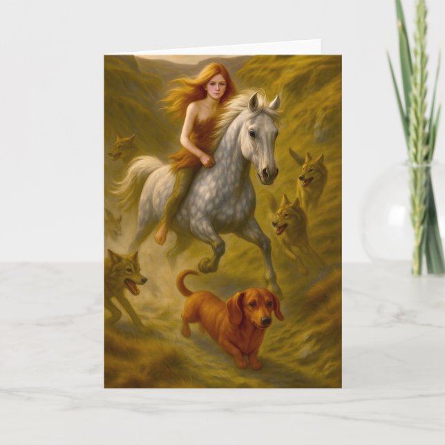 Tarjeta Montana Coulees Nellie y Charlie (Anverso)