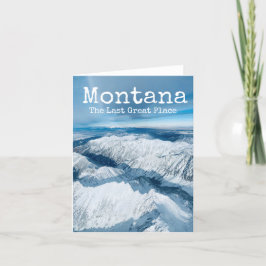 Tarjeta Montana El Último Gran Lugar Montañas De Nieve De 