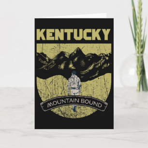 Tarjeta Montaña Limitada Kentucky Senderismo Camping Hike