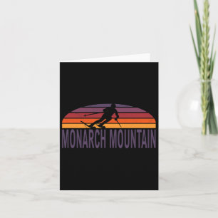 Tarjeta Montaña Monarca Colorado Usa Skyboard Snowboard