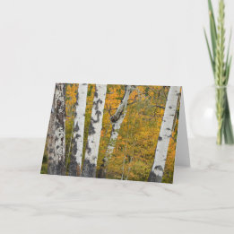 Tarjeta Montana otoño notecard