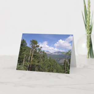 Tarjeta Montaña Rocosa