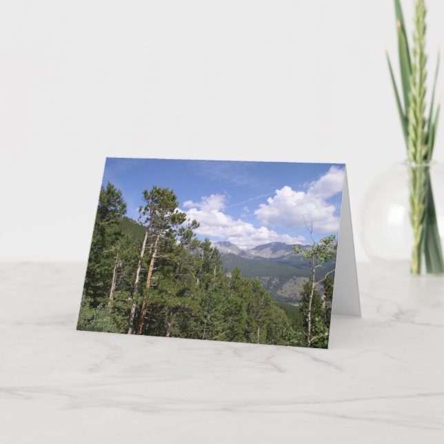 Tarjeta Montaña Rocosa (Anverso)