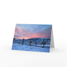 Montana Sunrise Notecard