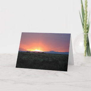 Tarjeta Montaña Sunset 3