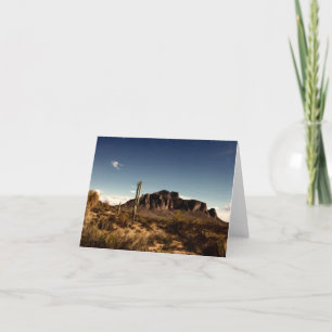 Tarjeta Montañas Arizona de la superstición de Notecard