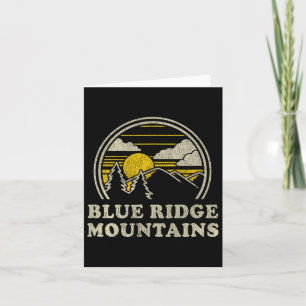 Tarjeta Montañas Blue Ridge T Shirt Vintage Hiking Mounta