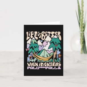 Tarjeta Montañas Cae Creek Cae Tennessee Camping Wild