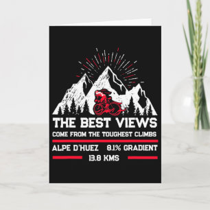 Tarjeta Montañas ciclistas de Alpe D'huez 