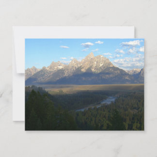 Tarjeta Montañas de Jackson Hole (Parque Nacional Grand Te