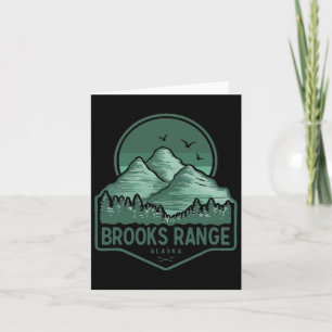 Tarjeta Montañas de la Cordillera Brooks Alaska Senderismo