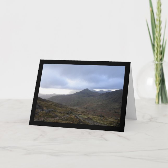 Tarjeta Montañas de Snowdonia (Anverso)