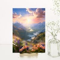 Montañas del cielo Solidaridad con las flores salv