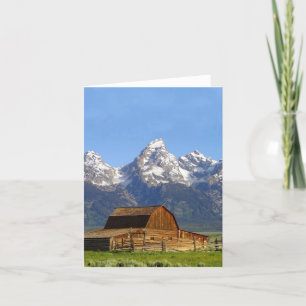 Tarjeta Montañas del Gran Tetón