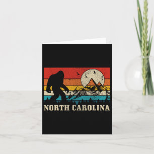 Tarjeta Montañas del Viaje de Pie de Carolina del Norte