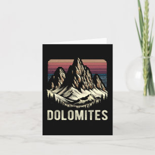 Tarjeta Montañas Dolomitas Alpes Dolomitas Senderismo