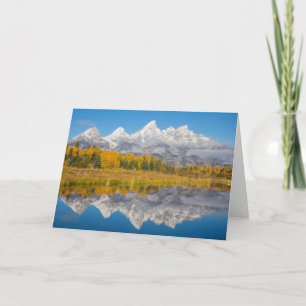 Tarjeta Montañas Grand Teton Wyoming