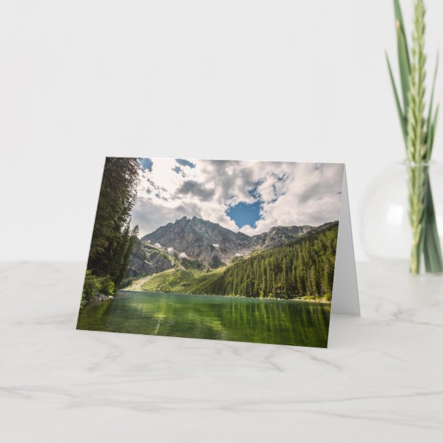 Tarjeta Montañas | Montañas Gabinete, Montana (Anverso)