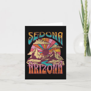 Tarjeta Montañas Naturales De Sedona Arizona Senderismo Al