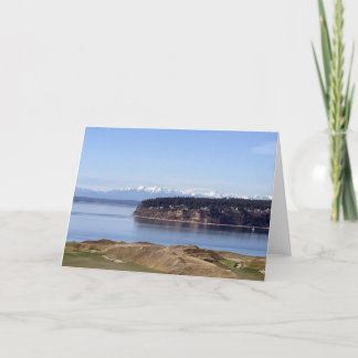 Tarjeta Montañas olímpicas de la Bahía Blank de la Cámara
