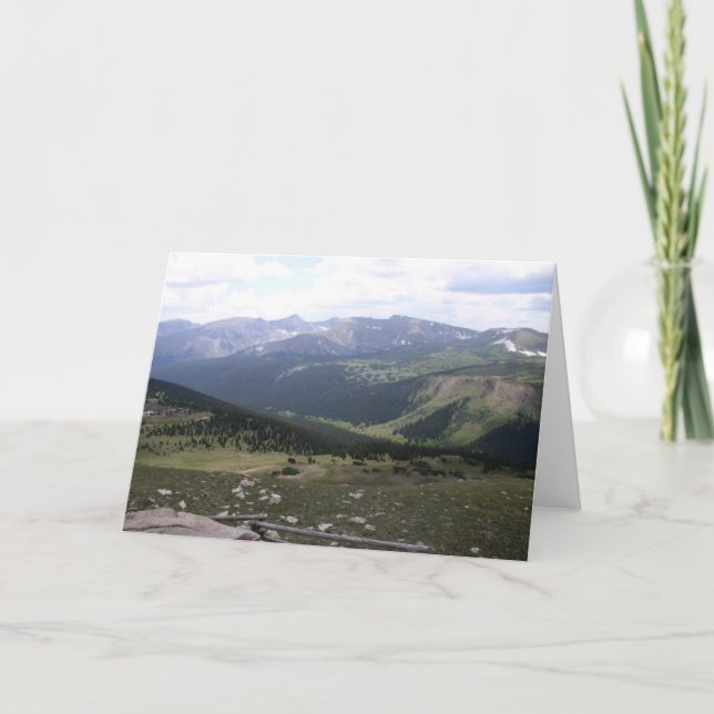 Tarjeta Montañas Rocosas (Anverso)