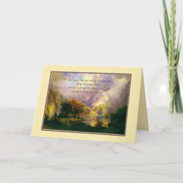 Tarjeta Montañas Rocosas Oración de Serenidad