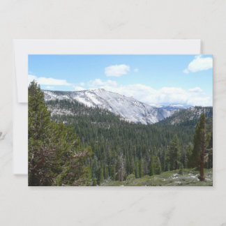 Tarjeta Montañas Sierra Nevada II desde Yosemite