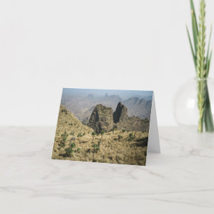 Tarjeta Montañas Simien Etiopía