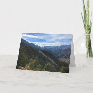 Tarjeta Montañas Wallowa, OR