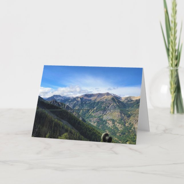 Tarjeta Montañas Wallowa, OR (Anverso)