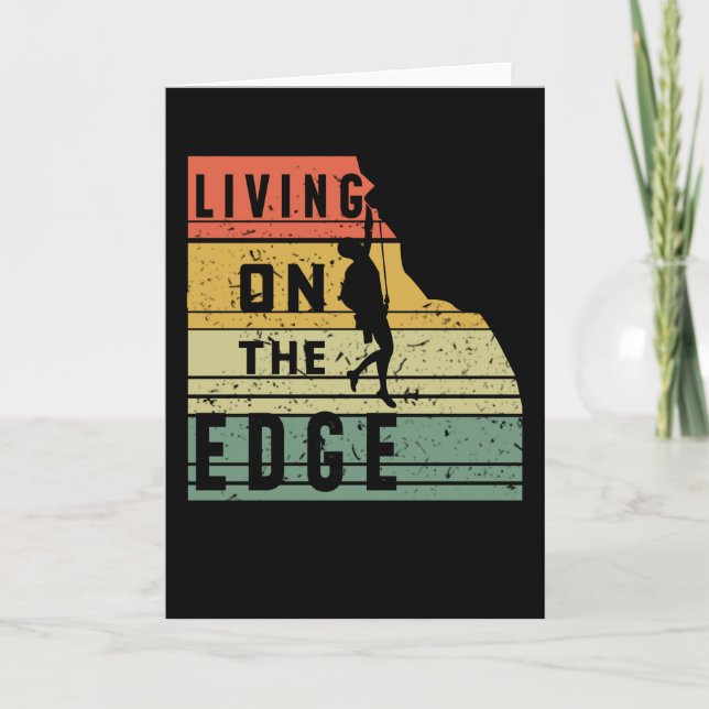 Tarjeta Montañismo en escalada Bouldering Sport (Anverso)