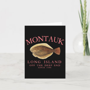 Tarjeta Montauk En El Extremo Profundo Peach Lucky Fluke