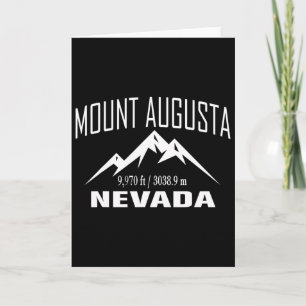 Tarjeta Monte Augusta Nevada Club de Cumbre de Escalada al