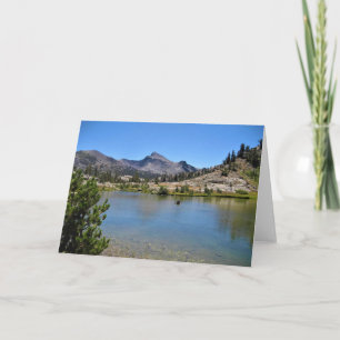 Tarjeta Monte Dana de Shell Lake, Paso de Tioga, Californi