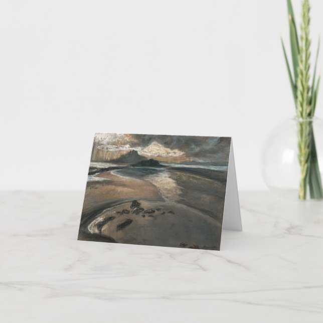 Tarjeta Monte de San Miguel, Cornwall, notecard (Anverso)