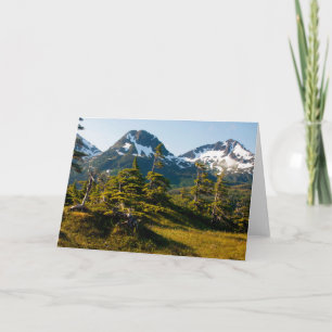 Tarjeta Monte Eccles cerca de Córdova, Alaska
