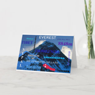 Tarjeta Monte Everest