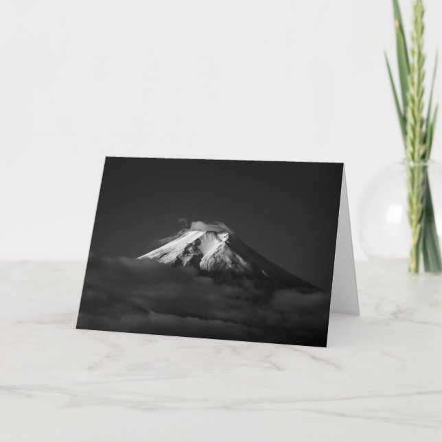 Tarjeta Monte Fuji de Fujiyoshida (Anverso)
