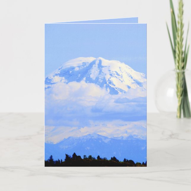 Tarjeta Monte Ranier (Anverso)