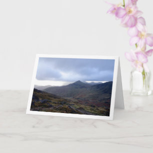 Tarjeta Monte Snowdon, Parque Nacional Snowdonia, Galés
