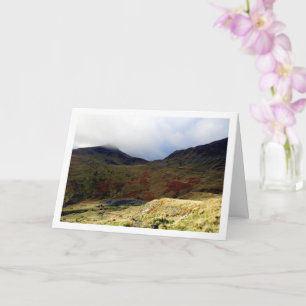 Tarjeta Monte Snowdon, Parque Nacional Snowdonia, galés