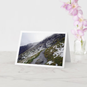Tarjeta Monte Snowdon, Snowdonia, Gales, Reino Unido