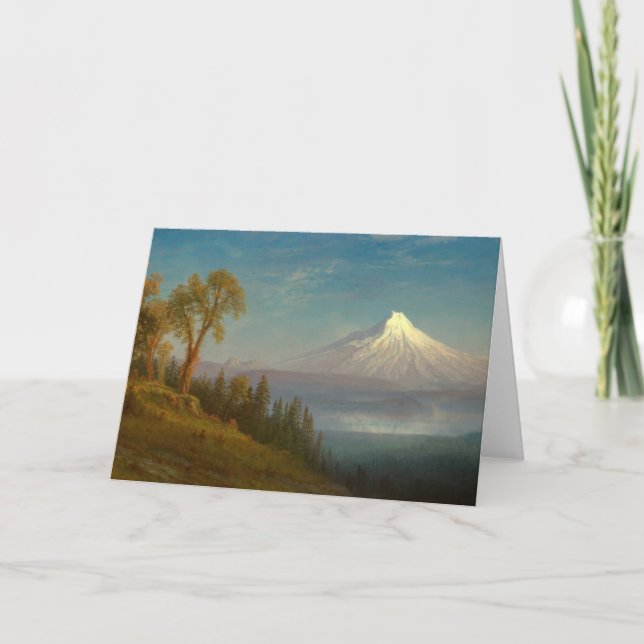 Tarjeta Monte St. Helens | Albert Bierstadt (Anverso)