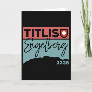 Tarjeta Monte Titlis Engelberg Suiza Caminata Senderismo E