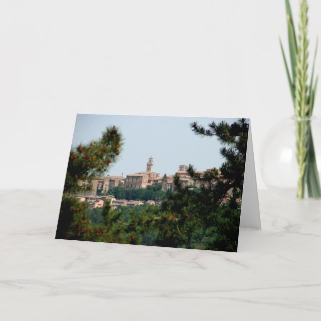 Tarjeta Montepulciano, Italia (Anverso)