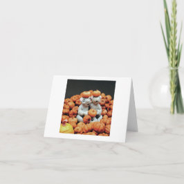 Tarjeta Montón de Calabazas - Ratones