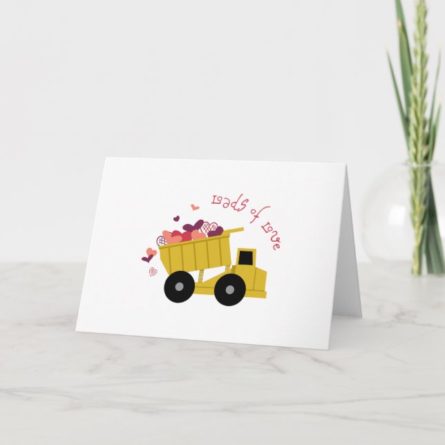 Tarjeta Montones de amor (Anverso)