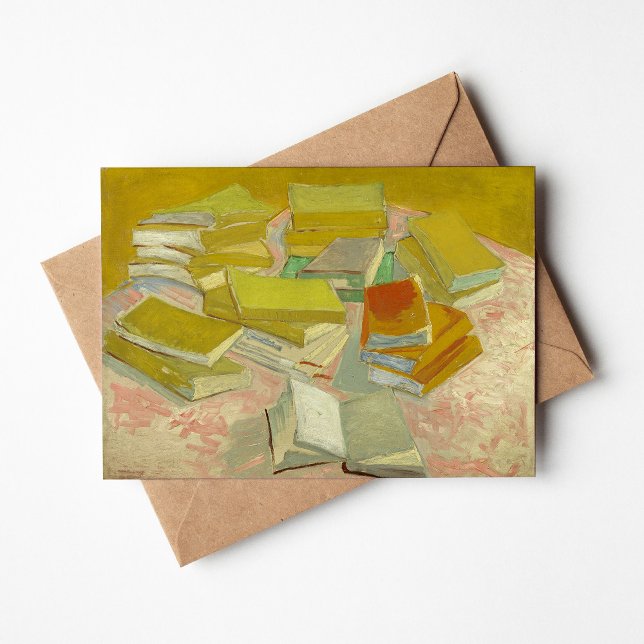 Tarjeta Montones de novelas francesas | Vincent van Gogh (Subido por el creador)